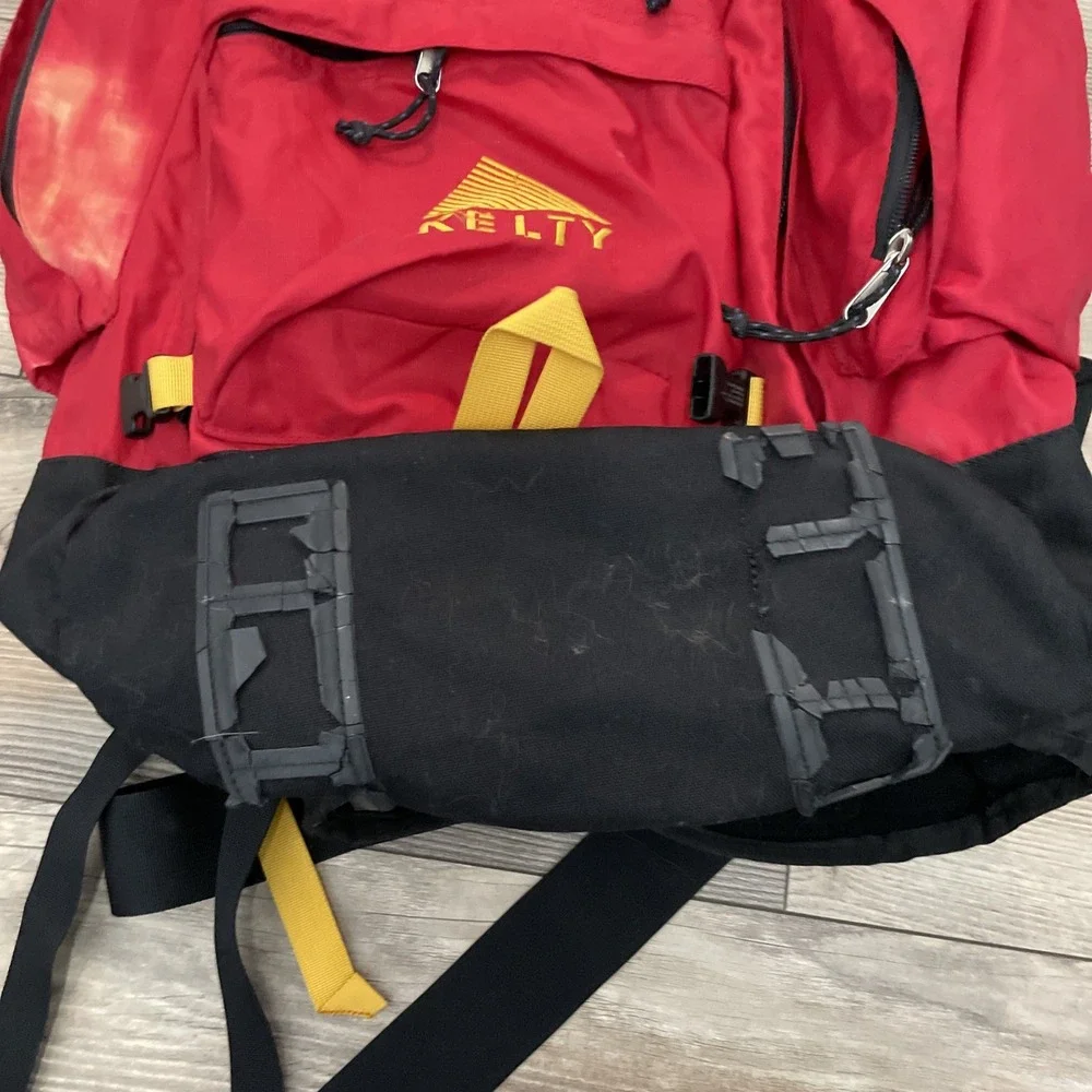 Kelty Red Wing Red Black Outdoor Camping Hiking‎ Backpack Gorpcore